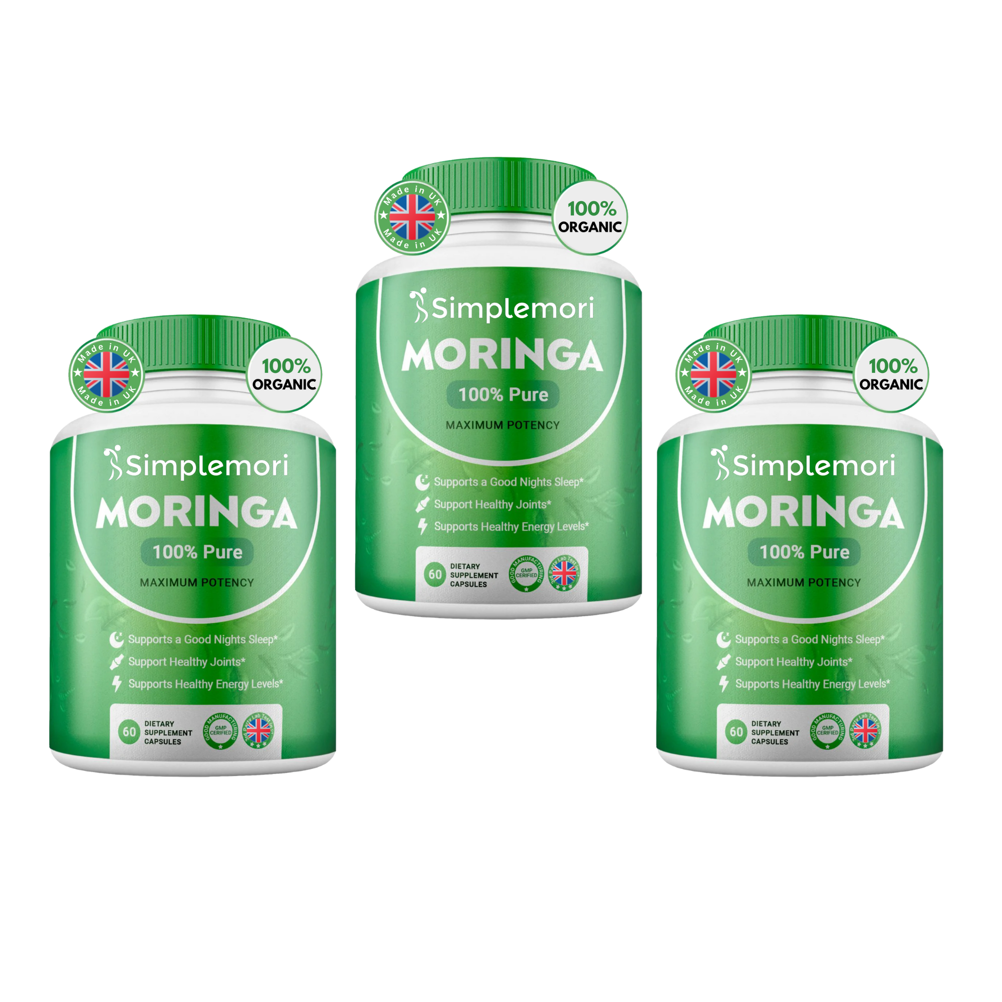 Simplemori Moringa Powder Capsules